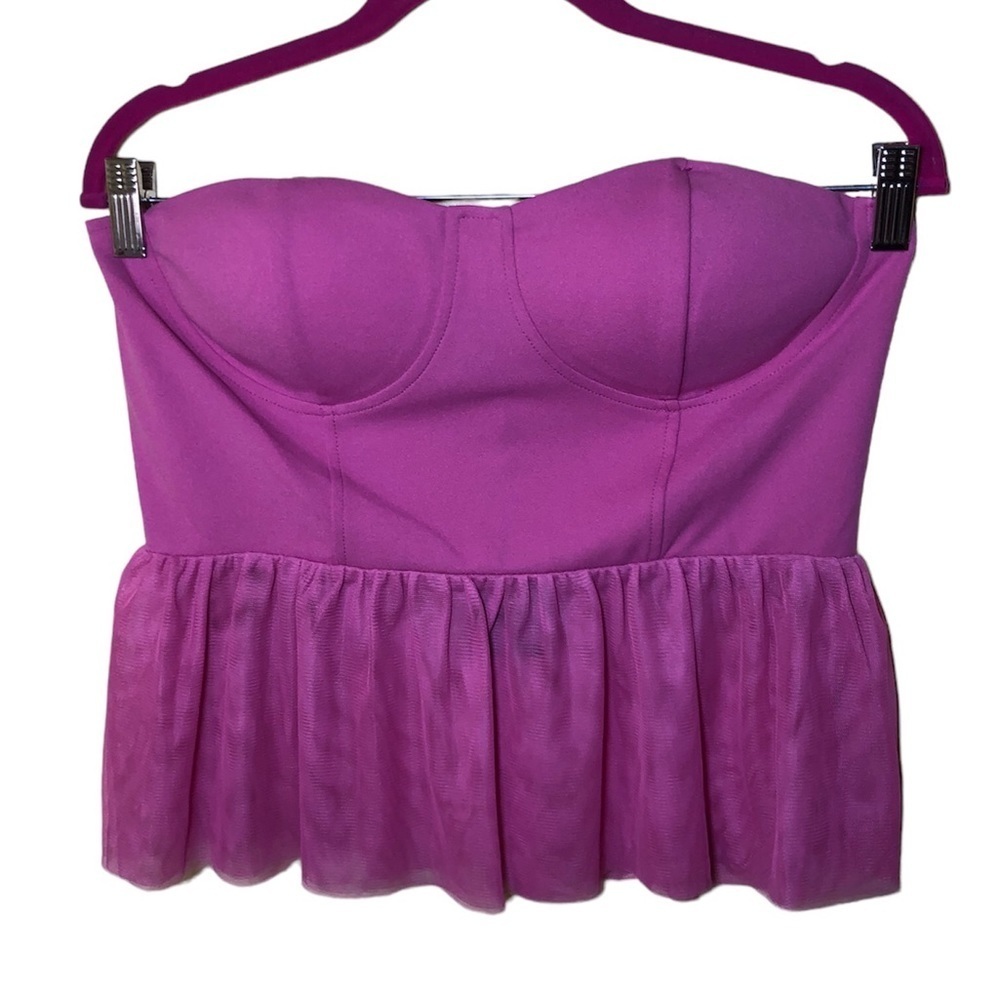 Sincerely Jules padded strapless top size L